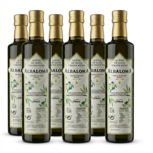lote de 6 botellas 0,5 l de acete virgen extra cosecha temprana